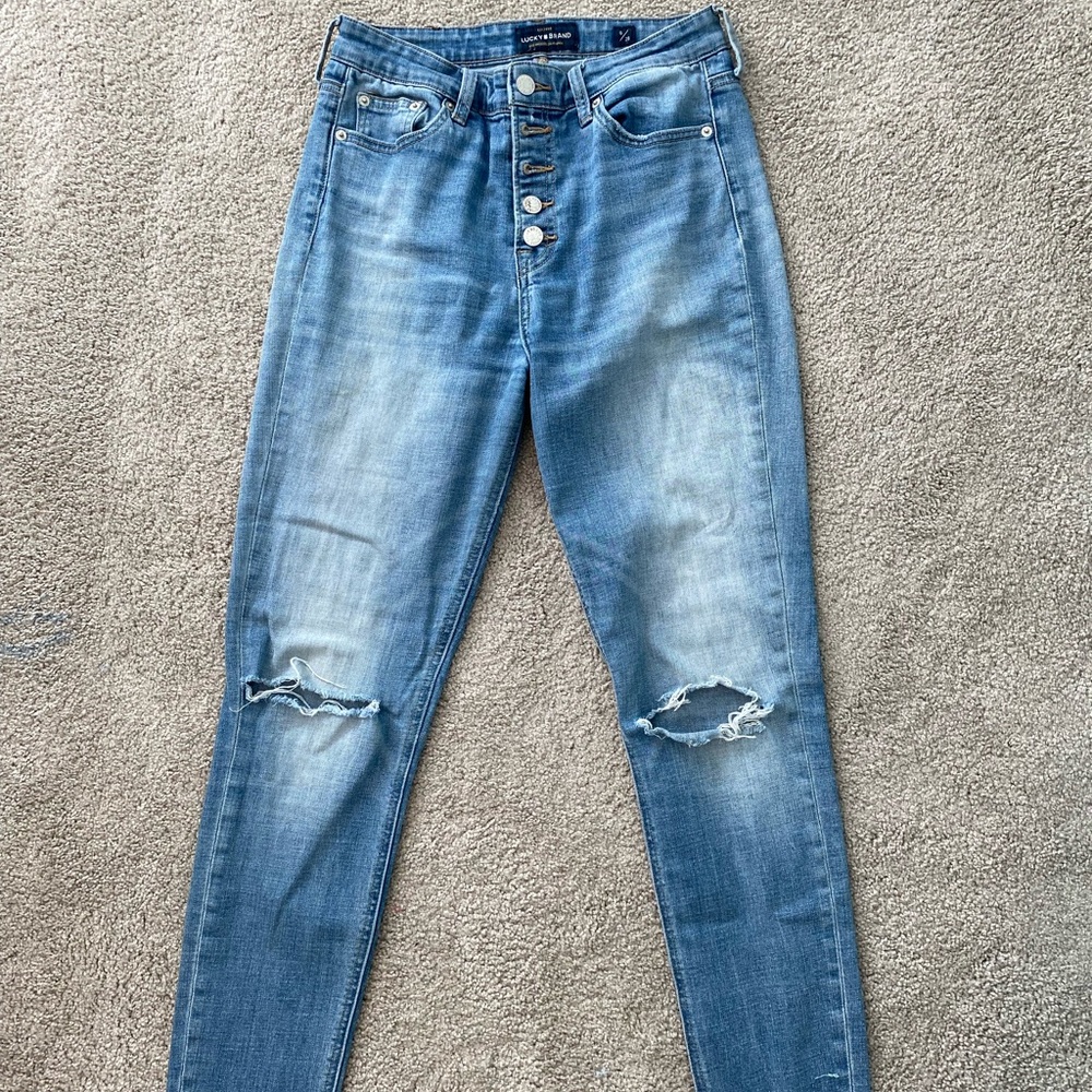 Light blue jeans